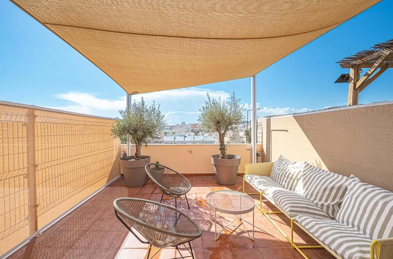 Malaga Centro Terraza Rosaleda Daire